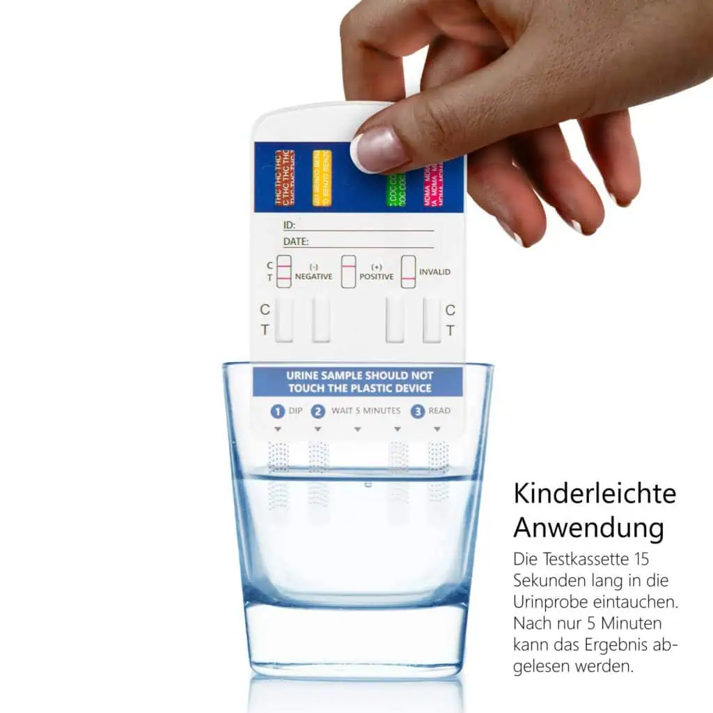 LuxmedIQ Drogentest Multi 8 Anwendung