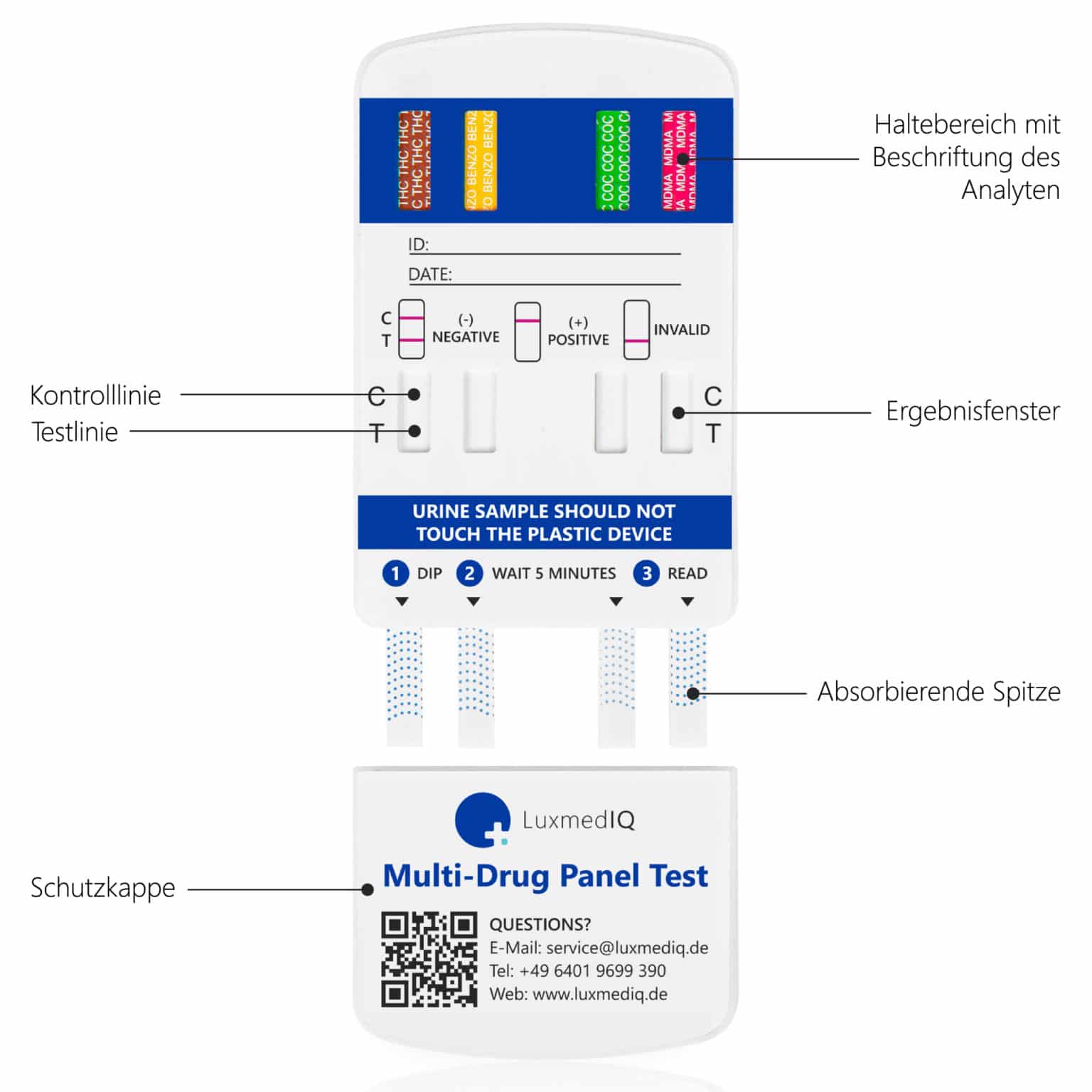 Drogentest Multi 8 kaufen LuxmedIQ.de