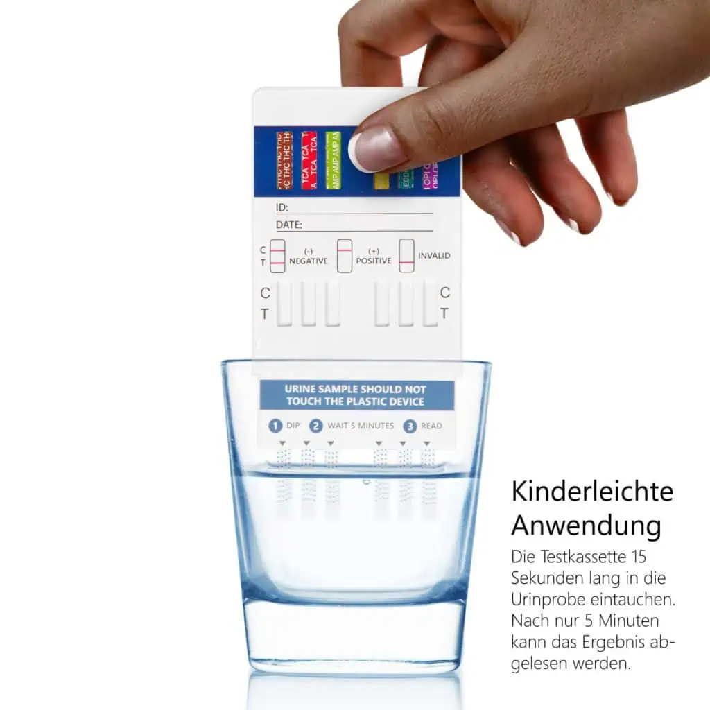 LuxmedIQ Drogentest Multi 12 Anwendung