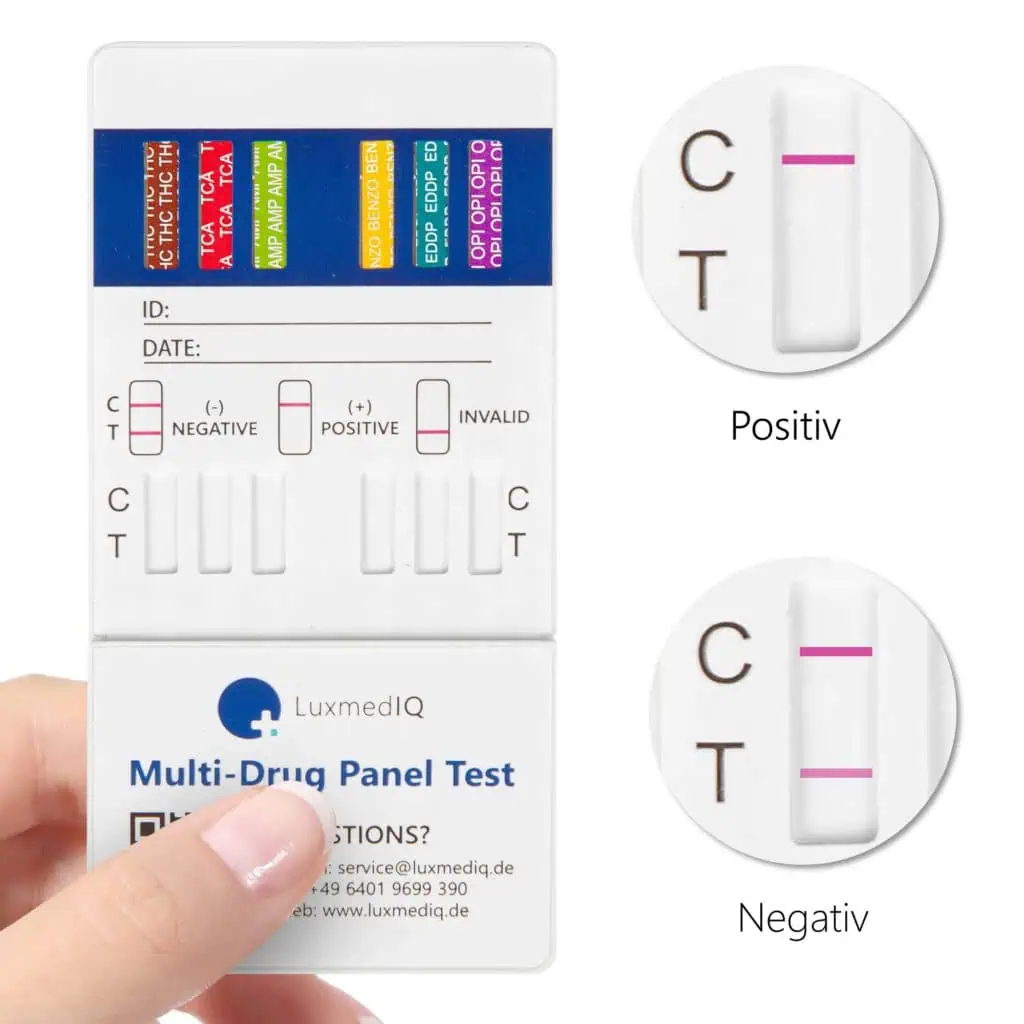 LuxmedIQ Drogentest Multi 12 Auswertung