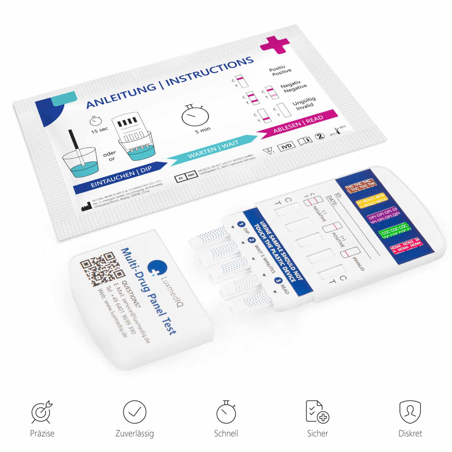 Drogentest Multi 10 kaufen LuxmedIQ.de
