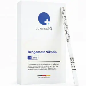 LuxmedIQ Drogentest Cotinin Nikotin Titel