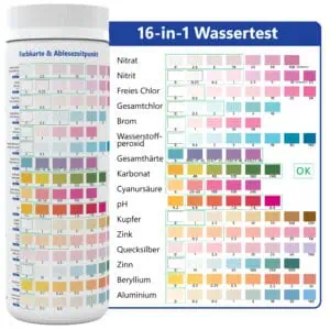 LuxmedIQ 16in1 Trinkwasser Teststreifen Parameter