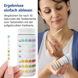 LuxmedIQ 7in1 Pool und Spa Testreifen Ablesen