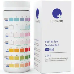 LuxmedIQ 7in1 Pool und Spa Testreifen Titel