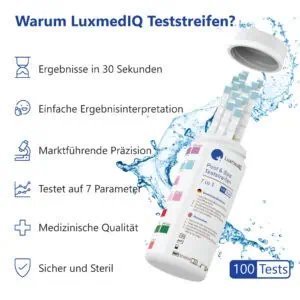 LuxmedIQ 7in1 Pool und Spa Testreifen Vorteile