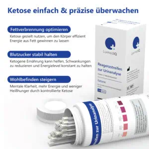 LuxmedIQ Keton Teststreifen Ketose