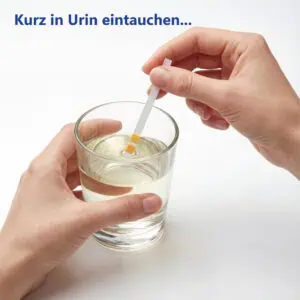 LuxmedIQ Urin und Speichel pH Teststreifen Anwenden Urin