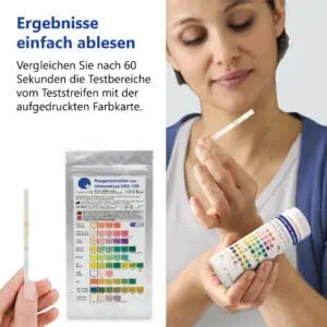 LuxmedIQ Urin Teststreifen 10 Paramter 25 Ergebnisse