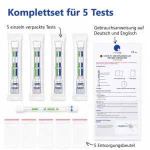 LuxmedIQ Covid-19 Influenza AB Packungsinhalt