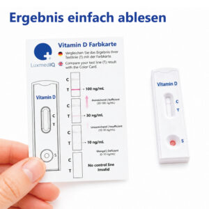 LuxmedIQ Vitamin D Test Ergebnis ablesen