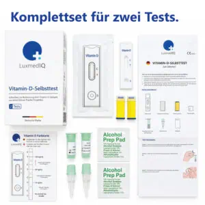 LuxmedIQ Vitamin D Test Packungsinhalt