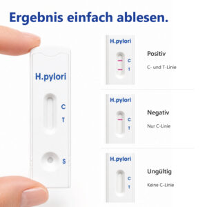 LuxmedIQ Helicobacter Pylori Schnelltest Auswerten