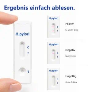 LuxmedIQ Helicobacter Pylori Schnelltest Auswerten