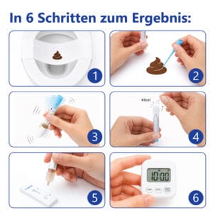 LuxmedIQ Helicobacter Pylori Schnelltest Test Durchfuehren