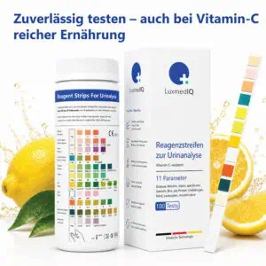 LuxmedIQ Urin Teststreifen 11 Parameter Vitamin C fest