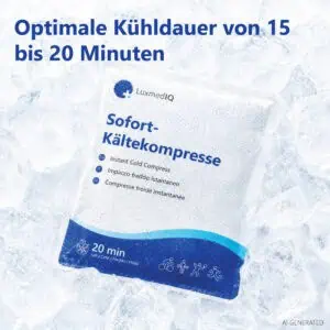 LuxmedIQ Sofort Kaeltekompresse 20 Minuten kalt